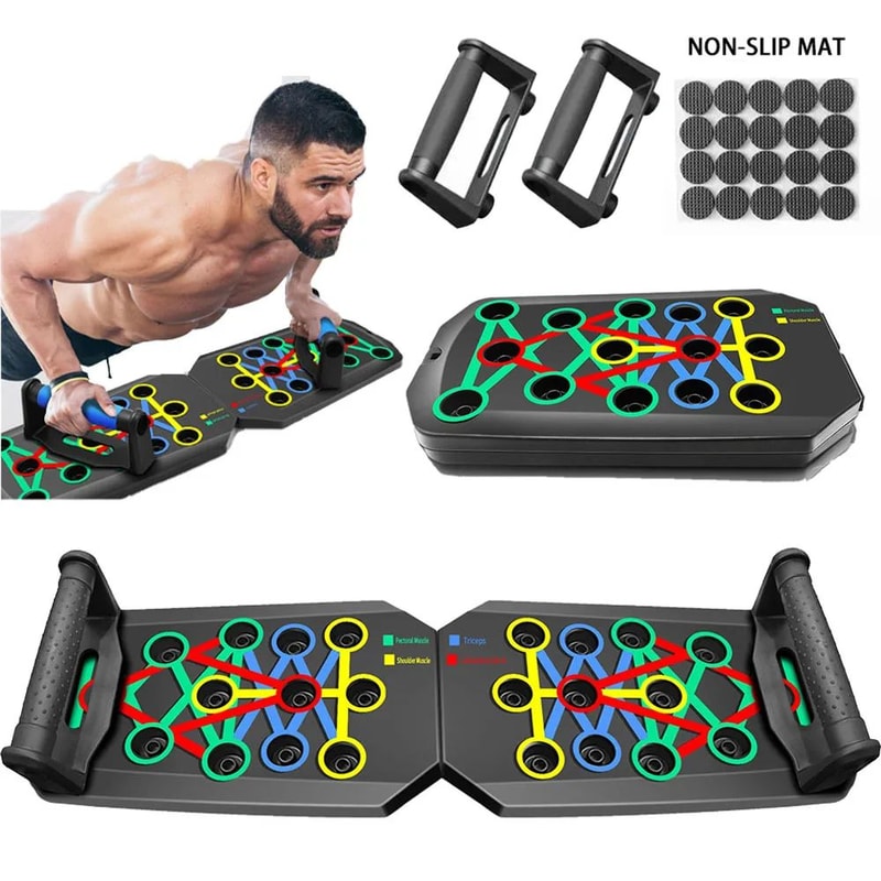 PowerForm Pro Training Board Push Up Board With Handles For FullBody Home Workouts 0