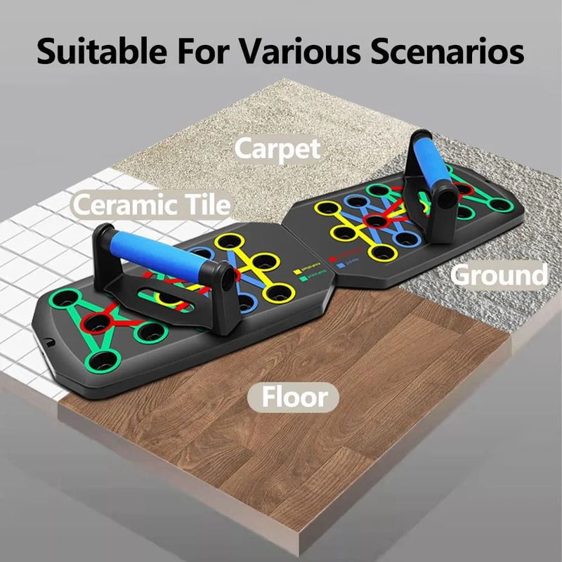 PowerForm Pro Training Board Push Up Board With Handles For FullBody Home Workouts 2