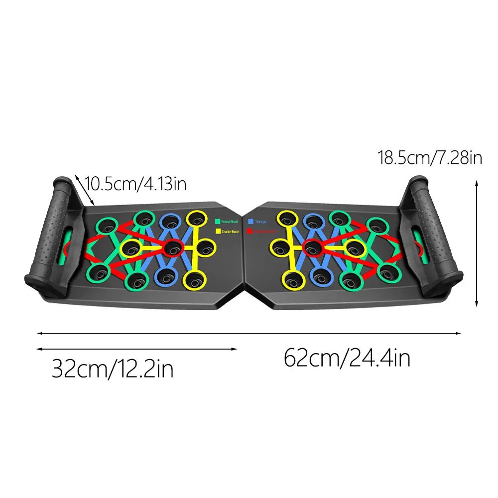 PowerForm Pro Training Board Push Up Board With Handles For FullBody Home Workouts 3