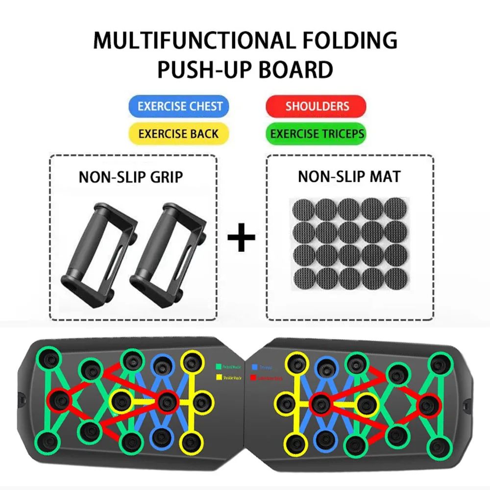 PowerForm Pro Training Board Push Up Board With Handles For FullBody Home Workouts 4