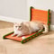 CornerClaw Comfort Lounger LShaped Cat Scratching Board Felt Sofa Protector Bed 1