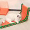 CornerClaw Comfort Lounger LShaped Cat Scratching Board Felt Sofa Protector Bed 2