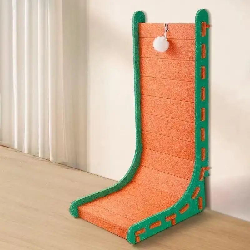 CornerClaw Comfort Lounger LShaped Cat Scratching Board Felt Sofa Protector Bed 4