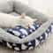 SnuggleNest Plush Lounger Soft Pet Bed With Pillow WinterWarm Cat Dog Sleeping Mat 1