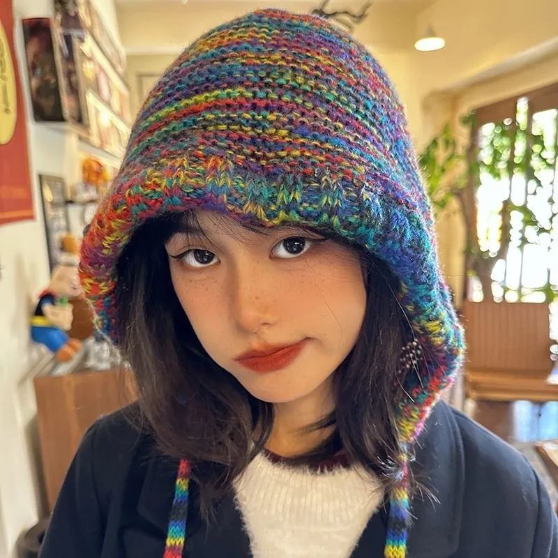 CozyChic Winter Bucket Hat Women Knitted Bucket Hat In Korean Style For Warm Everyday Wear 2