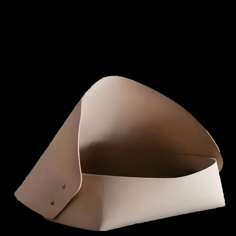 Hide Curl Cozy Den Felt Cat Bed With Breather Hole And 2in1 Tunnel Play House 3