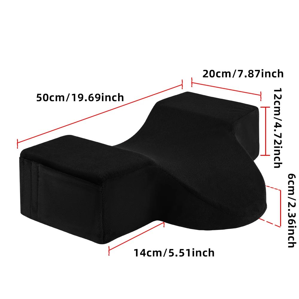 LashEase Pro Comfort Pillow Eyelash Extension Pillow With Memory Foam UShape For Salon Home Use 2