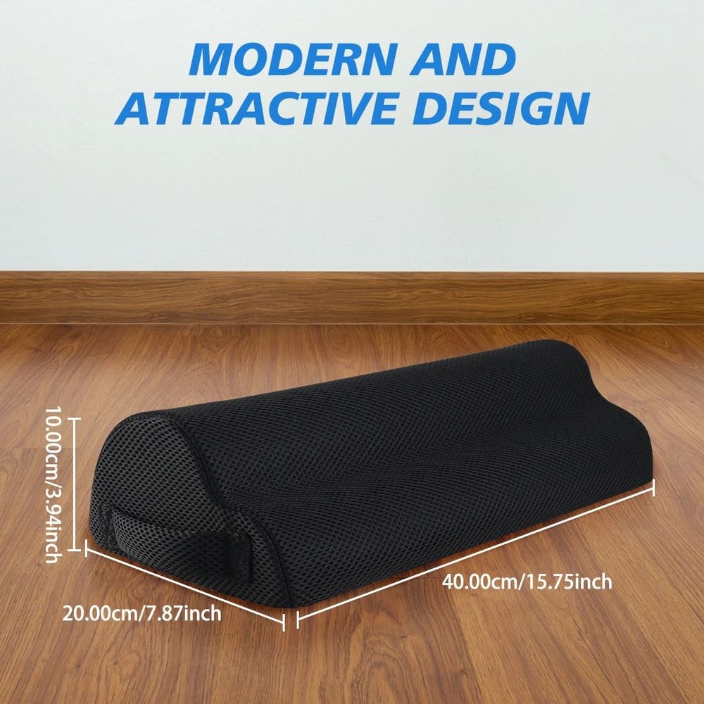 ComfortRise Memory Support Memory Foam Office Foot Rest Under Desk Leg Elevation Pillow 1