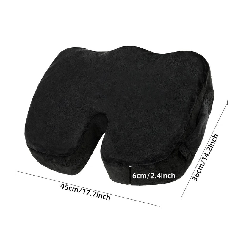 WaveRelief Comfort Seat UShaped Seat Cushion For Tailbone Pain Relief Breathable Support 9