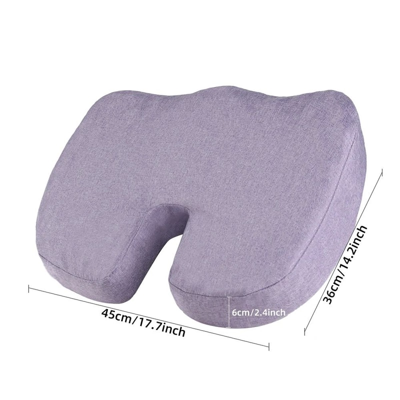 WaveRelief Comfort Seat UShaped Seat Cushion For Tailbone Pain Relief Breathable Support 10
