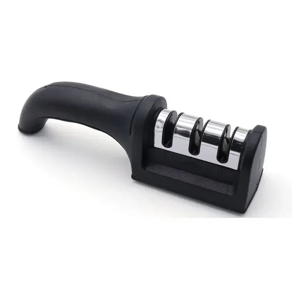 EdgeMaster Trio Sharpener 3Stage Knife Sharpener For Fast Precise Kitchen Blade Care 5