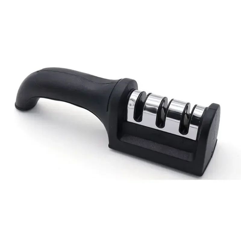 EdgeMaster Trio Sharpener 3Stage Knife Sharpener For Fast Precise Kitchen Blade Care 5