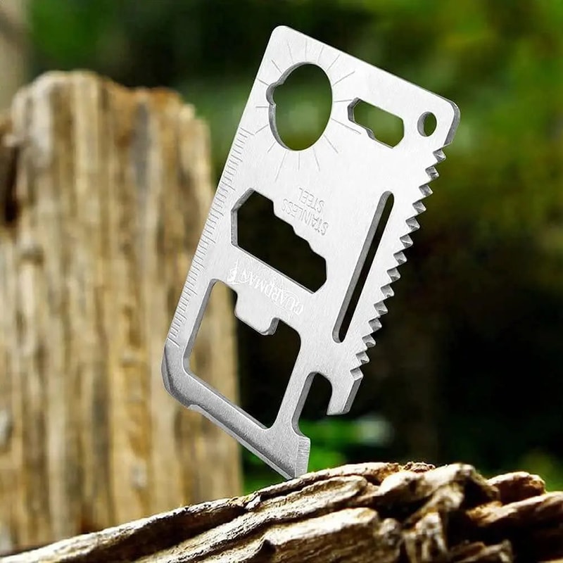 PocketPro Survival Card Credit Card Multitool EDC Gadget For Camping Everyday Carry 4