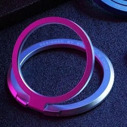 magsafe iphone magnetic phone grip stand – portable foldable magsafe phone holder with removable ring