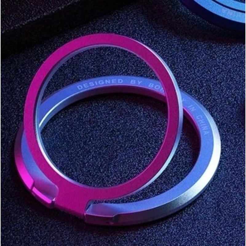 MagSafe IPhone Magnetic Phone Grip Stand Portable Foldable MagSafe Phone Holder With Removable Rin 0