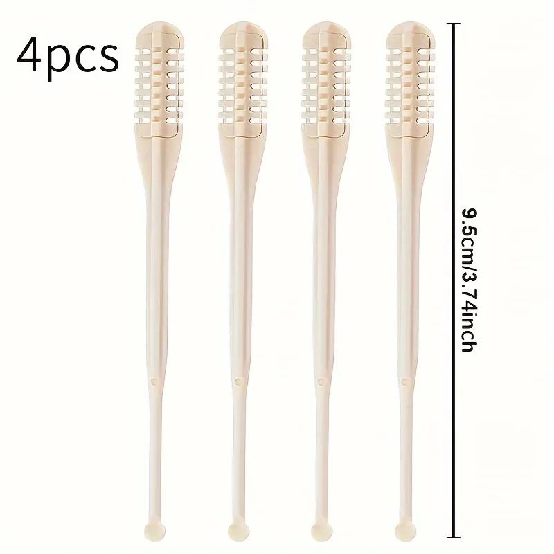 EasyClean 4Piece Manual Nose Hair Trimmer Ear Hair Trimmer Set BatteryFree Grooming Kit For Teens 5