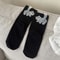 WhiskerWarm Cute Cat Socks Set Soft Animal Novelty Socks In Grey White Black 3 Pairs 5
