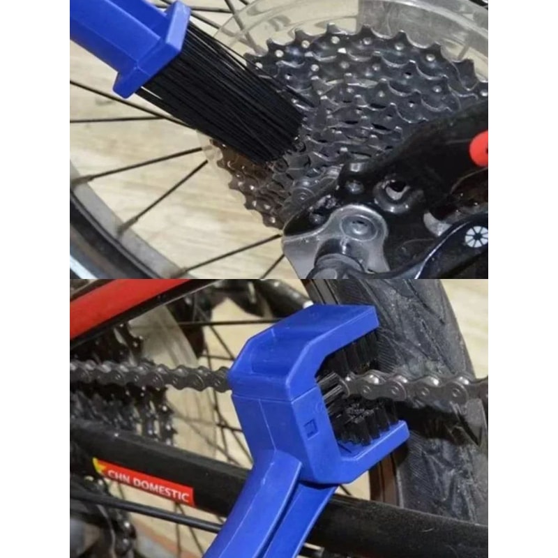 ChainCare Pro Bike Chain Cleaning Kit Portable Bicycle Chain Brush Towel For Bike And Motorcycle 4