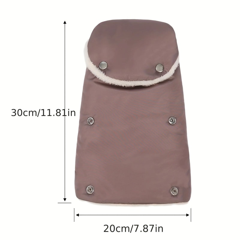 WarmNest Stroller Hand Muff Winter Stroller Gloves With Fleece Lining For Cold Weather Walks 4