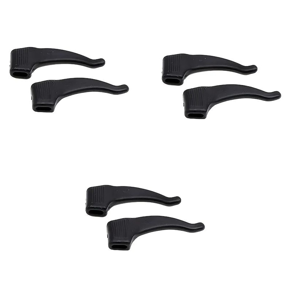 GripSecure AntiSlip Eyeglass Hooks Silicone Glasses Ear Hooks For Active AllDay Wear 3 Pairs 5