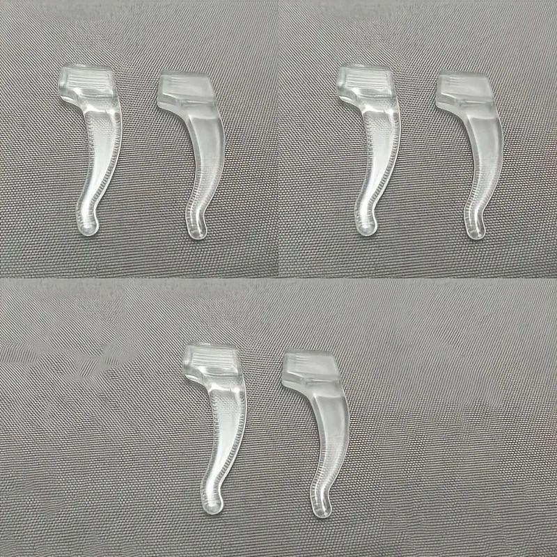 GripSecure AntiSlip Eyeglass Hooks Silicone Glasses Ear Hooks For Active AllDay Wear 3 Pairs 6