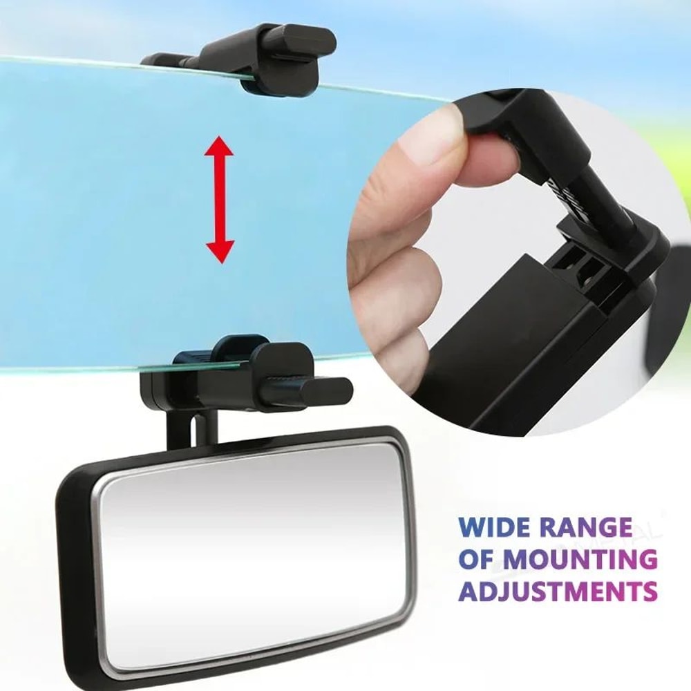 ClearView Baby Car Mirror Adjustable Rear Facing Baby Mirror With Secure Clip For Safer Driving 2
