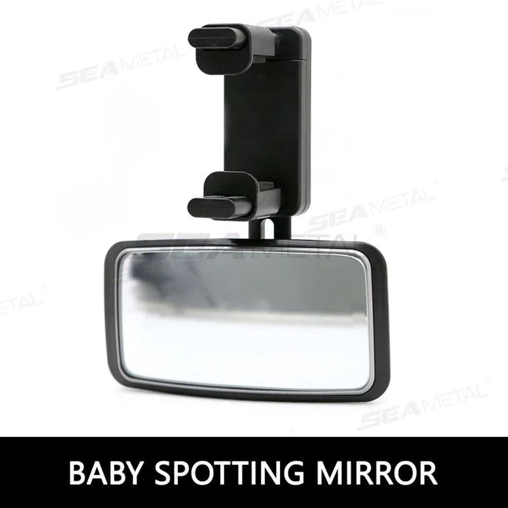 ClearView Baby Car Mirror Adjustable Rear Facing Baby Mirror With Secure Clip For Safer Driving 5