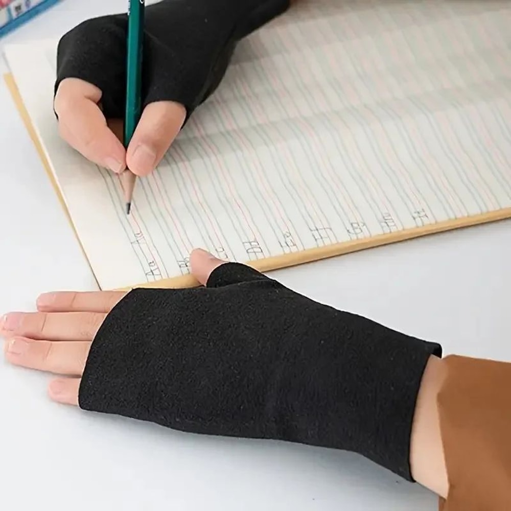 VelourTouch Touchscreen Gloves Winter Fingerless Gloves With Soft Palm For Phone Tablet Use 2