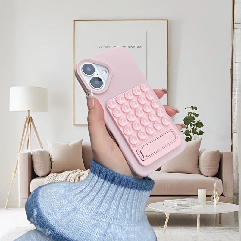 FlexHold Silicone Suction Cup Phone Stand Foldable Desktop Phone Holder With Strong Grip 3