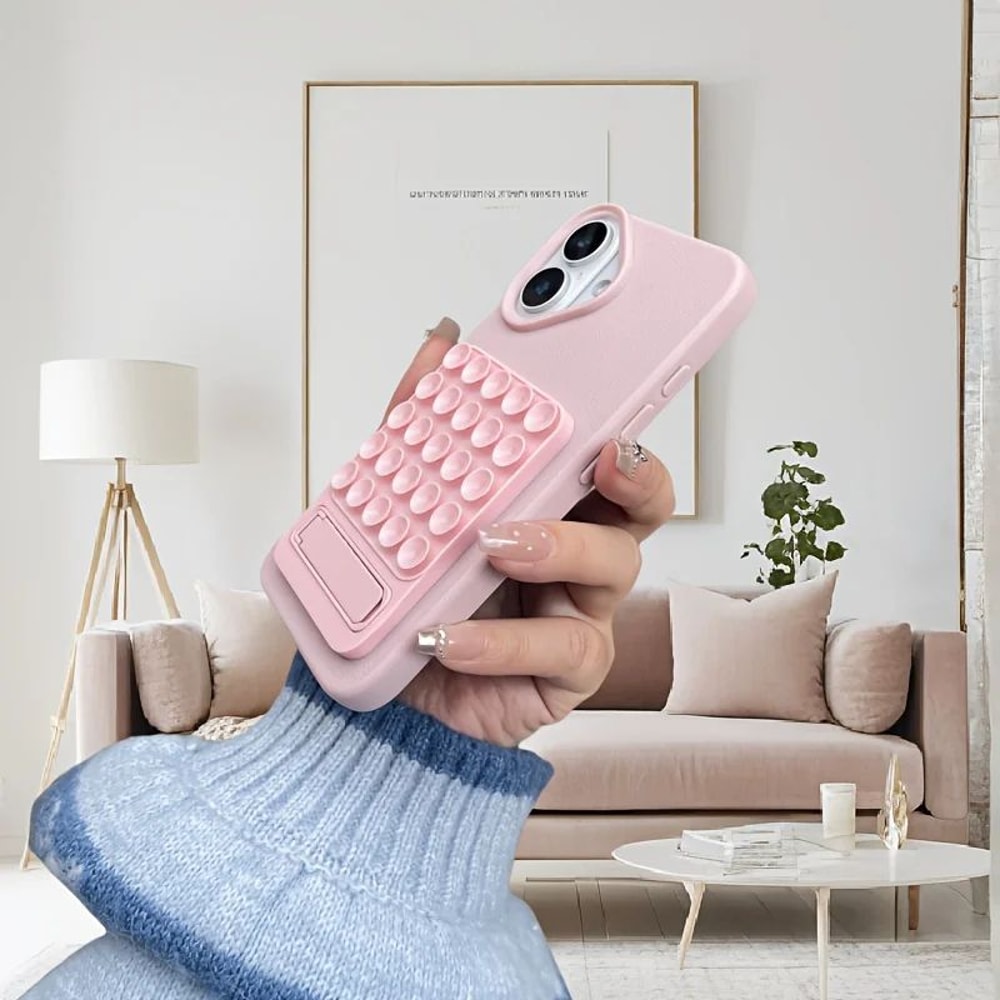 FlexHold Silicone Suction Cup Phone Stand Foldable Desktop Phone Holder With Strong Grip 4