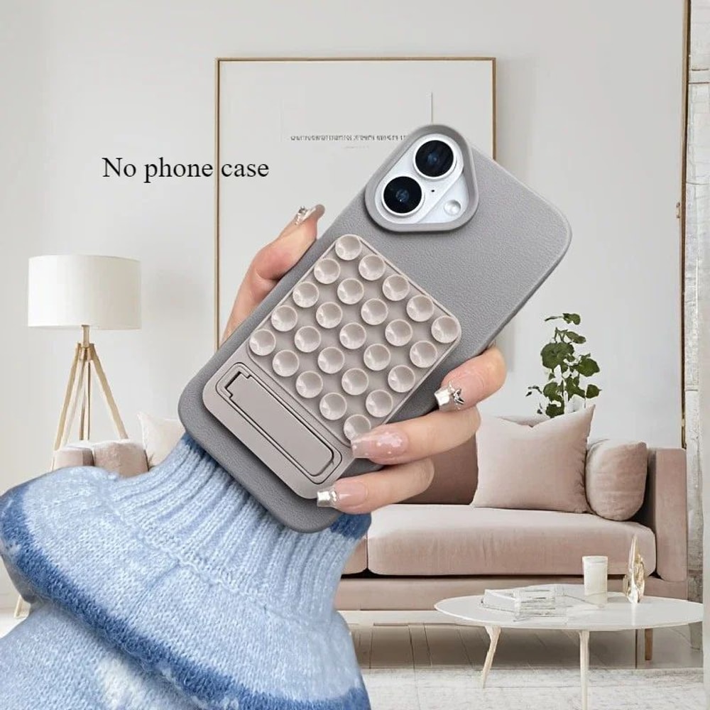 FlexHold Silicone Suction Cup Phone Stand Foldable Desktop Phone Holder With Strong Grip 8