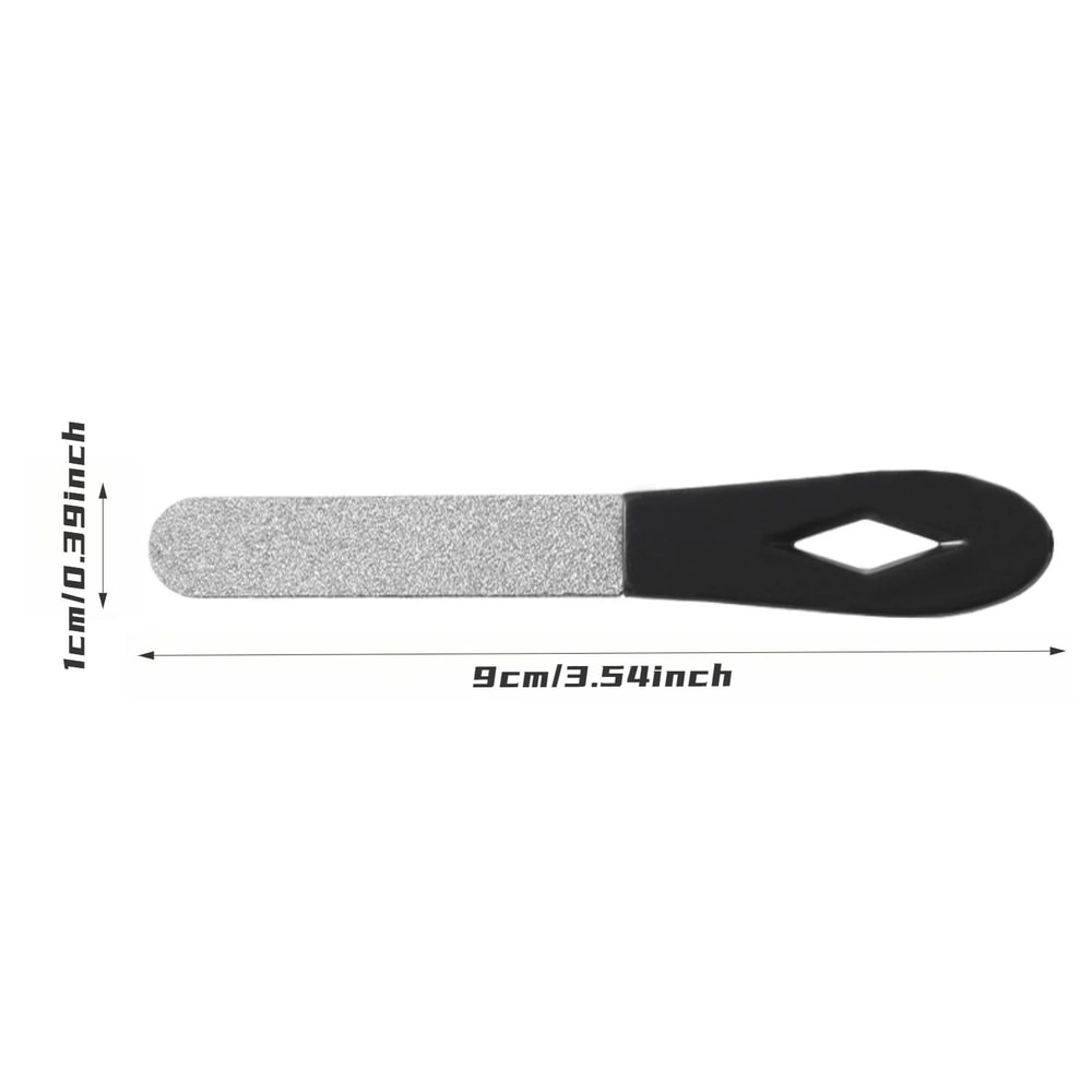 SteelEdge Pro Stainless Steel Nail File DoubleSided HeavyDuty Nail File With Sandblasted Finish 5