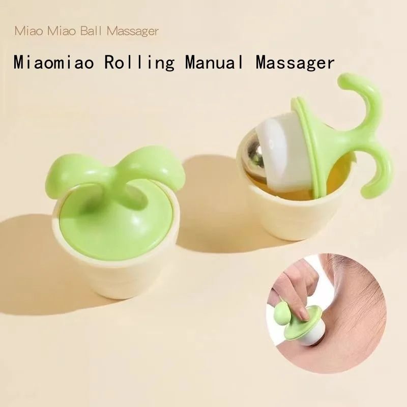 BloomRelief Manual Facial Roller Massager PlantShaped Manual Face Massager With Acupressure Rollin 2