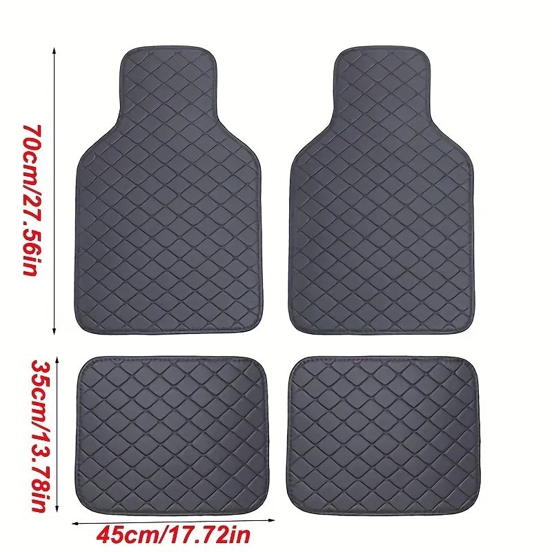 RoadGuard AllSeason Car Floor Mat Set Universal Car Floor Mats For 5Seat Vehicles 3