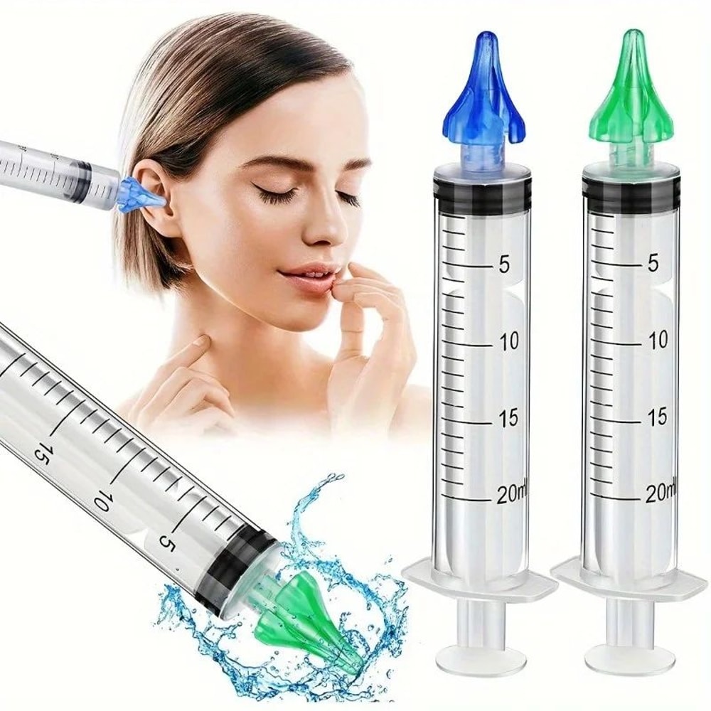 ClearFlow Ear Cleaning Syringe Kit 20ml Ear Wax Removal Tool For Gentle Home Care 2