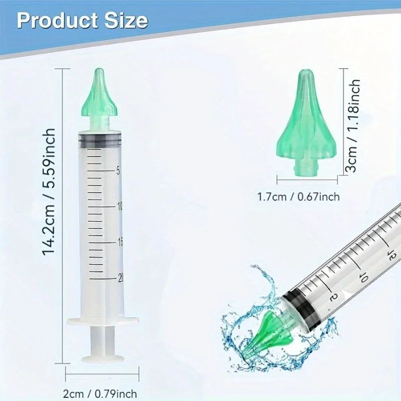 ClearFlow Ear Cleaning Syringe Kit 20ml Ear Wax Removal Tool For Gentle Home Care 4