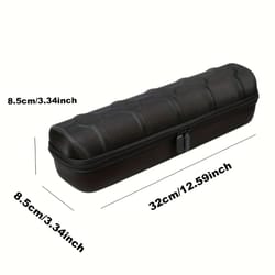 vaultguard 5-slot watch organizer case - heavy-duty watch storage box with flip-top lid