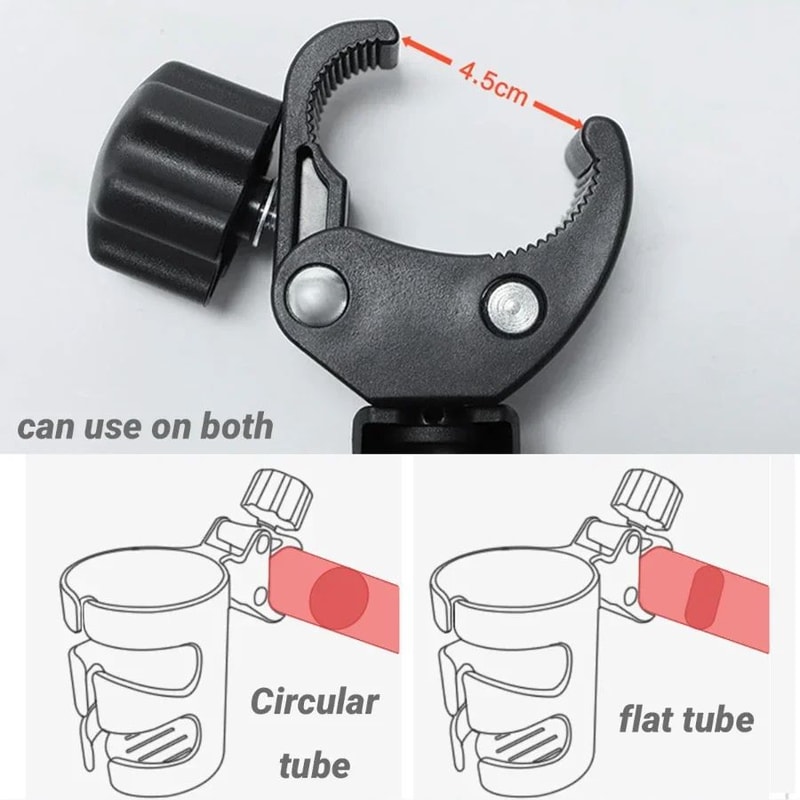 StrollEase Universal Baby Stroller Cup Holder Baby Stroller Cup Holder For Bottles Beverages 4