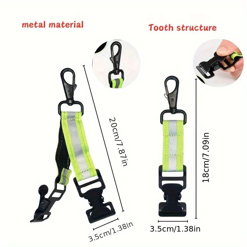 GripMate Portable Glove Clip Durable Glove Clip Holder With Secure Metal Teeth 3