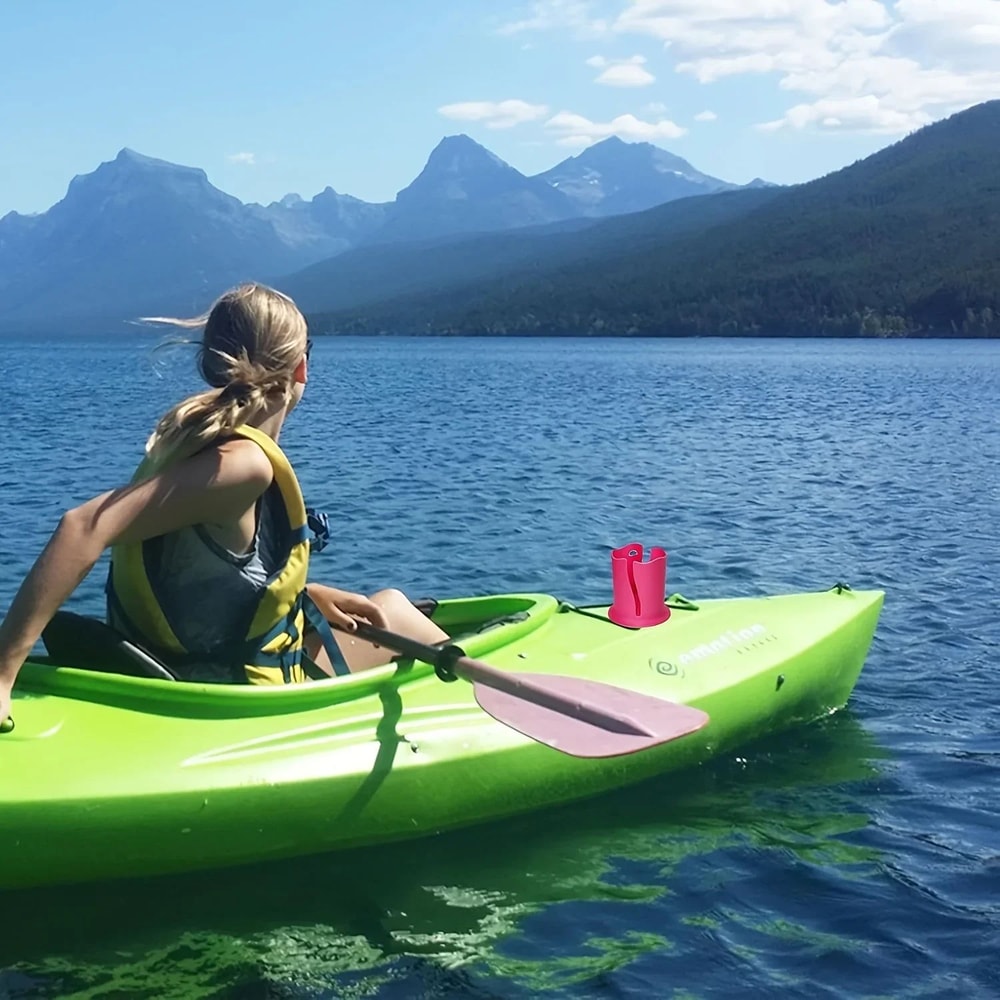 WaveHold Kayak Cup Holder TipResistant Kayak Cup Holder For Paddle Boards Water Adventures 2