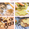 BakeJoy 12Piece Metal Cookie Cutter Set Creative Cookie Cutter Set For Baking Fun Meals 4