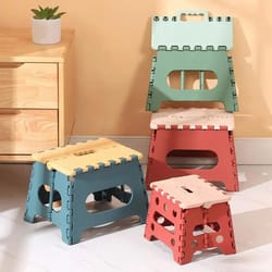 compact portable camping chair with non-slip base – lightweight folding outdoor stool for travel, hiking & everyday rest