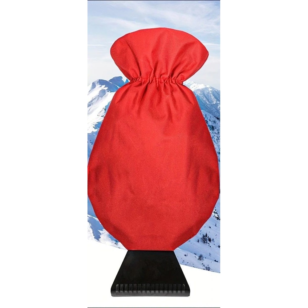 AllinOne Car Ice Scraper Snow Brush With Thermal Gloves HeavyDuty Winter Windshield Cleaning Kit 6