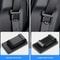 Fiber Pattern Car Seat Belt Clip ABS Seat Belt Stabilizer For Noise Reduction Interior Protection 4