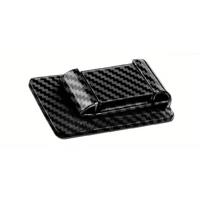 Fiber Pattern Car Seat Belt Clip ABS Seat Belt Stabilizer For Noise Reduction Interior Protection 5