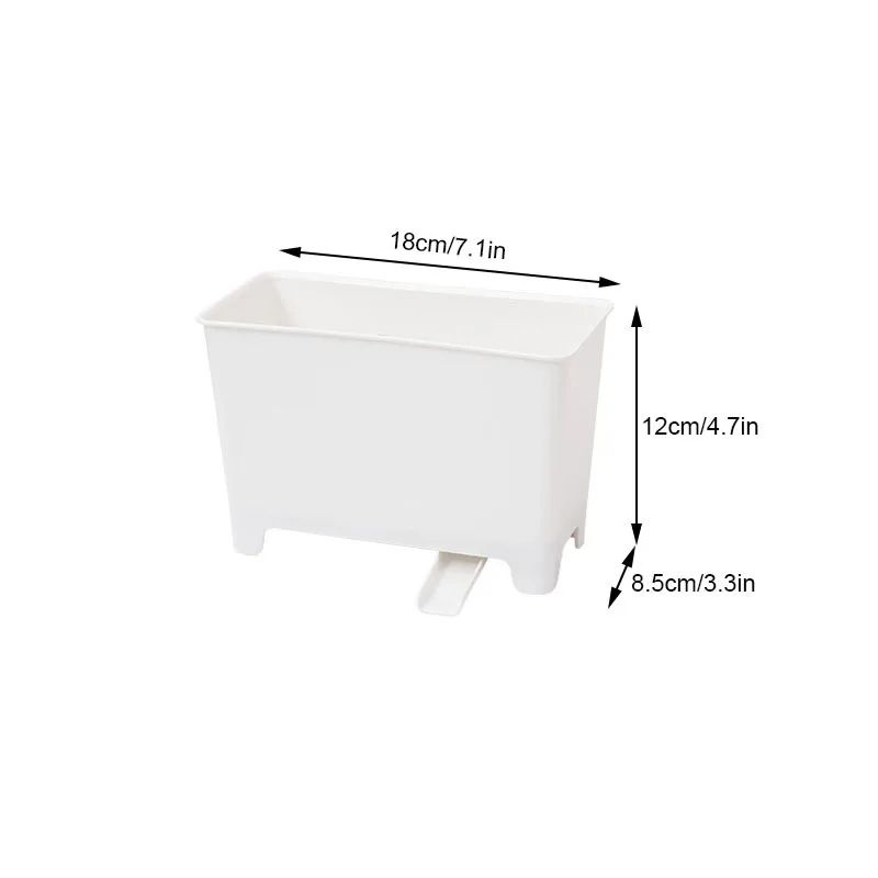 SinkMounted Kitchen Garbage Bin With Drain Filter Compact Sink Strainer Basket For Food Waste Cont 2