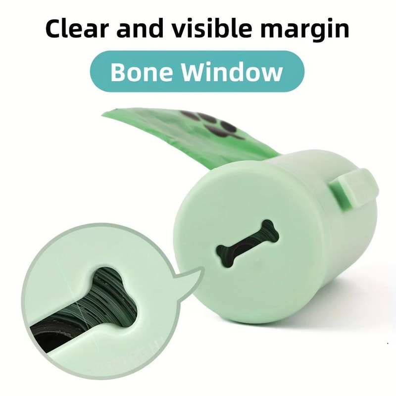 OneTouch Dog Poop Bag Dispenser Retractable Dog Waste Bag Holder With LeakProof Bags For Any Leash 1