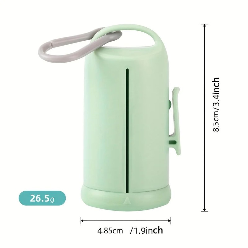 OneTouch Dog Poop Bag Dispenser Retractable Dog Waste Bag Holder With LeakProof Bags For Any Leash 3