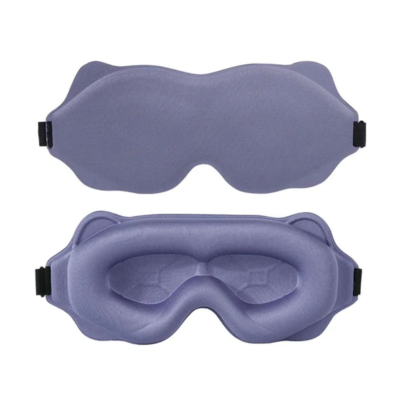 3D Contoured Sleep Mask For Total Darkness Light Blocking Eye Mask For Deeper More Restful Sleep 5