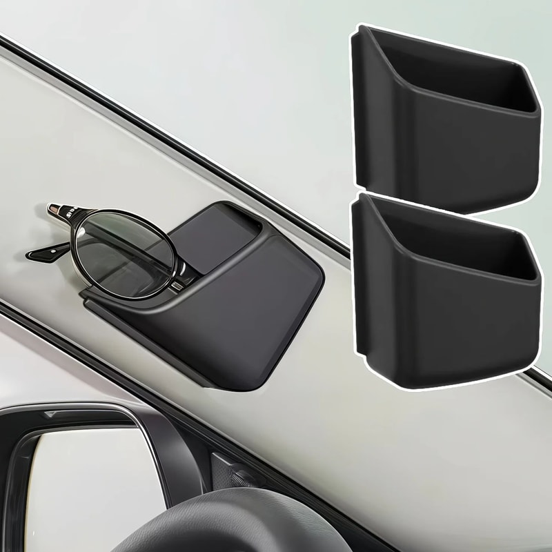 DualCompartment Car Seat Organizer For Phone And Glasses AntiSlip Gap Storage 1